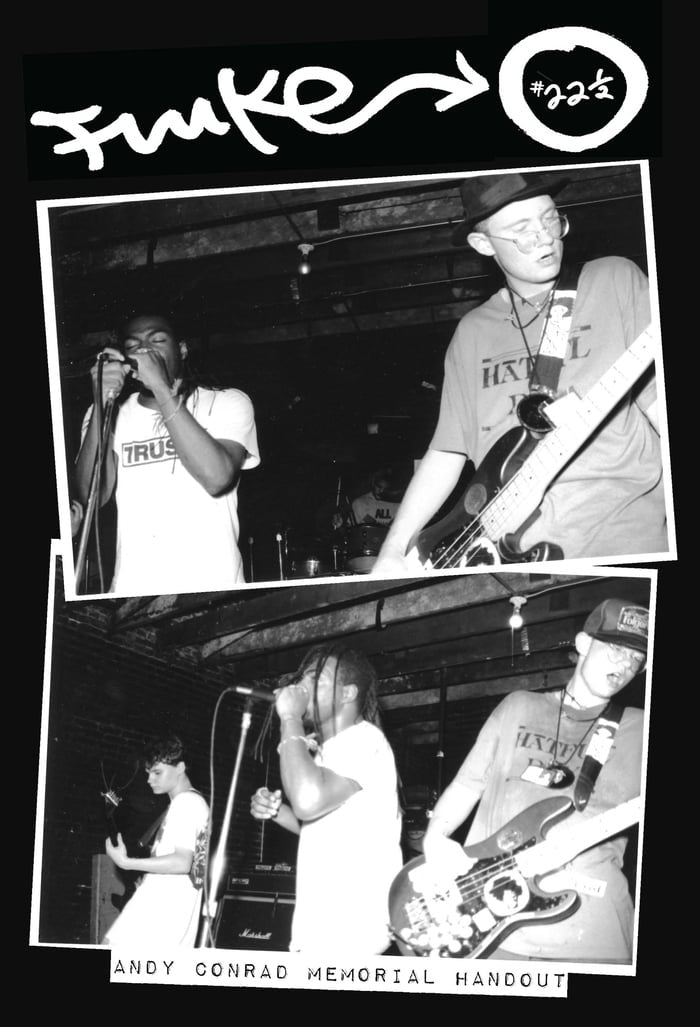 FLUKE- #22.5 "Andy Conrad Memorial Handout" ZINE