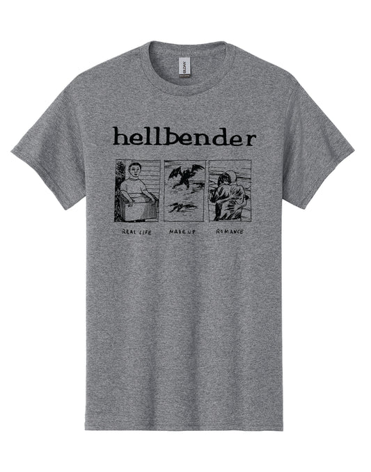 HELLBENDER- "Real Life" T-SHIRT (Preorder)