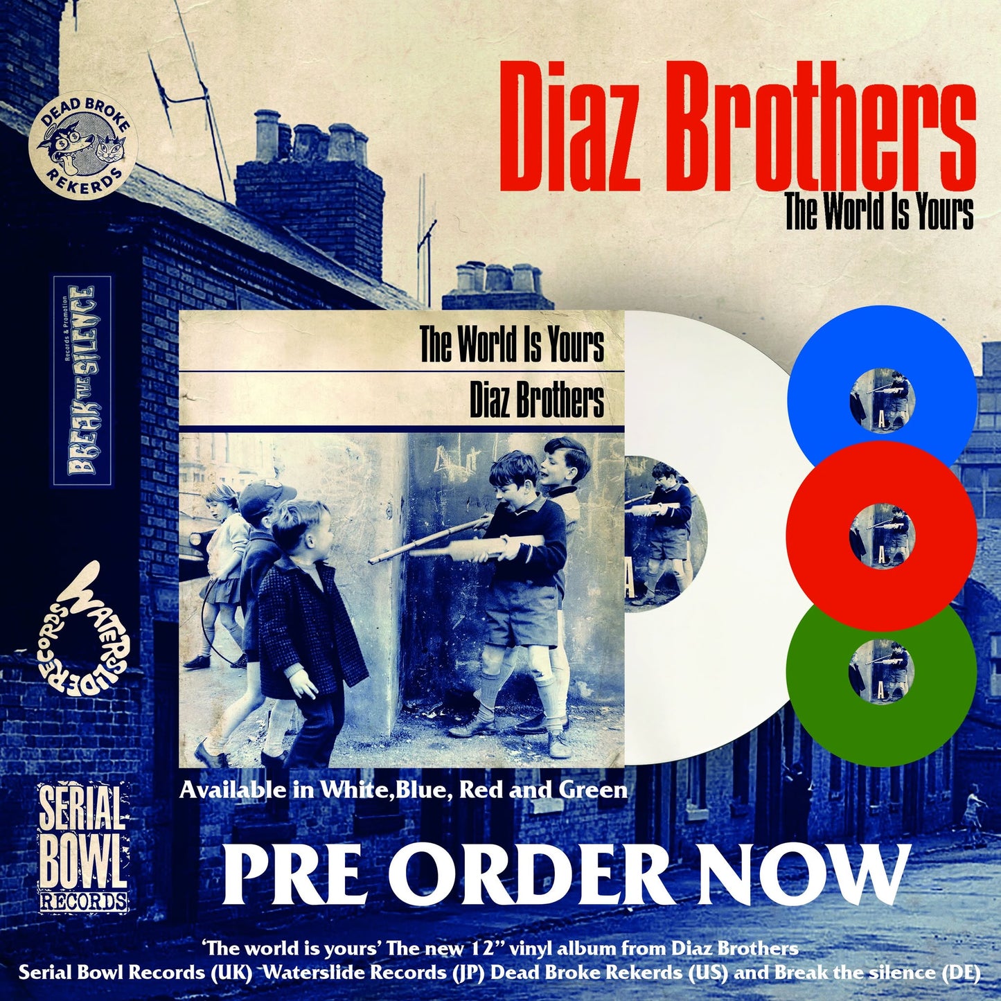 DIAZ BROTHERS- "The World Is Yours" LP (Color)