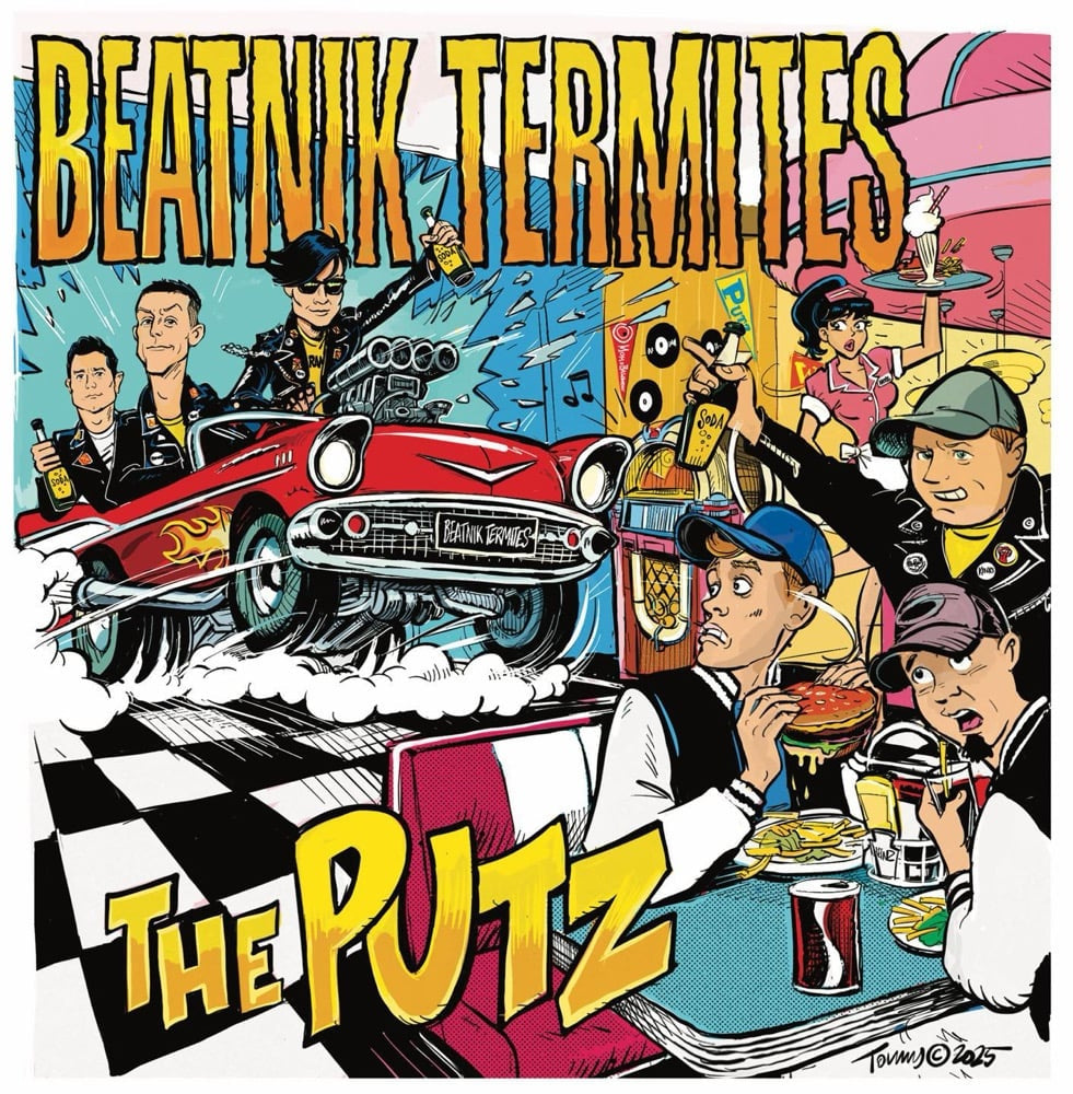 BEATNIK TERMITES / THE PUTZ- Split 12" (Red)