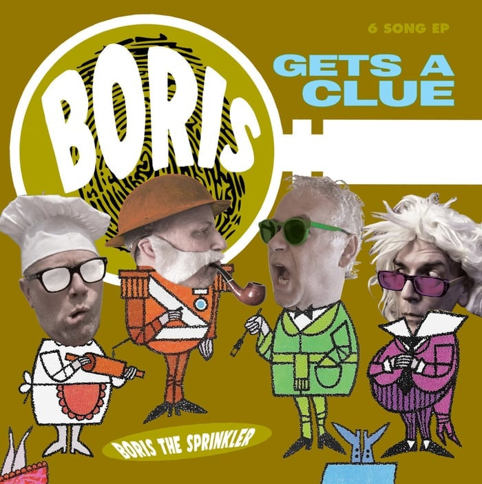BORIS THE SPRINKER- "Gets a Clue" 12"EP (Splatter)