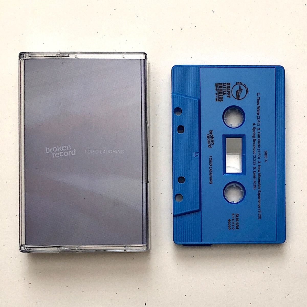 BROKEN RECORD- "I Died Laughing" TAPE