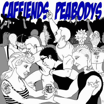 CAFFIENDS / PEABODYS Split 12" LP