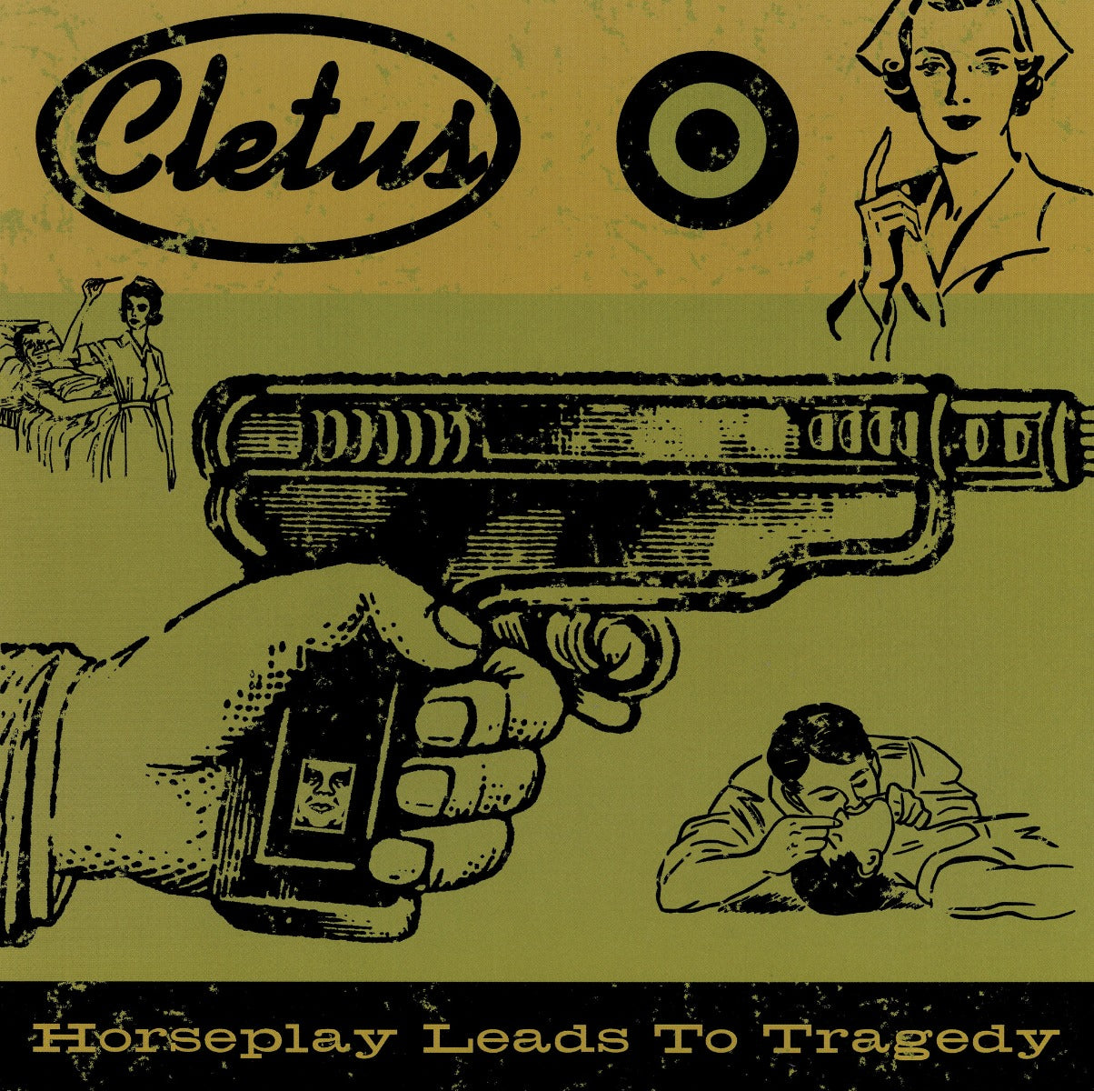 CLETUS- "Horseplay Leads To Tragedy" LP (Color)