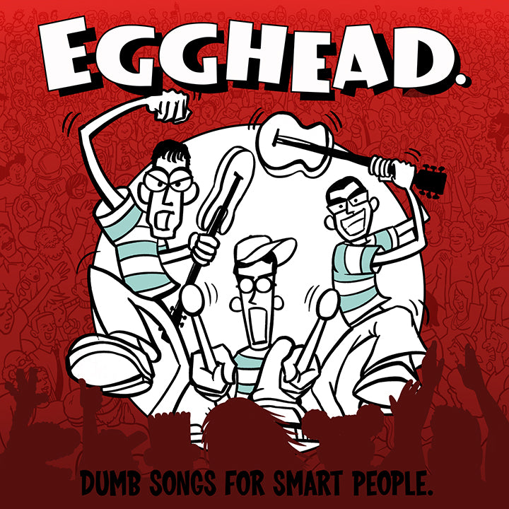 EGGHEAD.- "Dumb Songs For Smart People" LP (White)