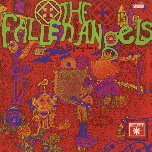 FALLEN ANGELS- "It's A Long Way Down" LP (Candy Apple Red)