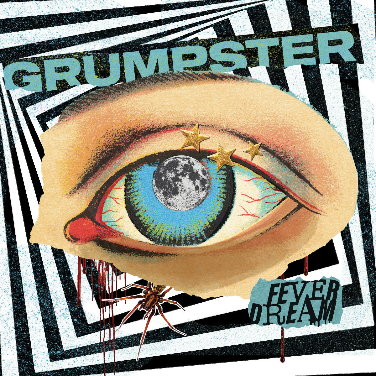GRUMPSTER- "Fever Dream" LP (Green & Blue Galaxy)