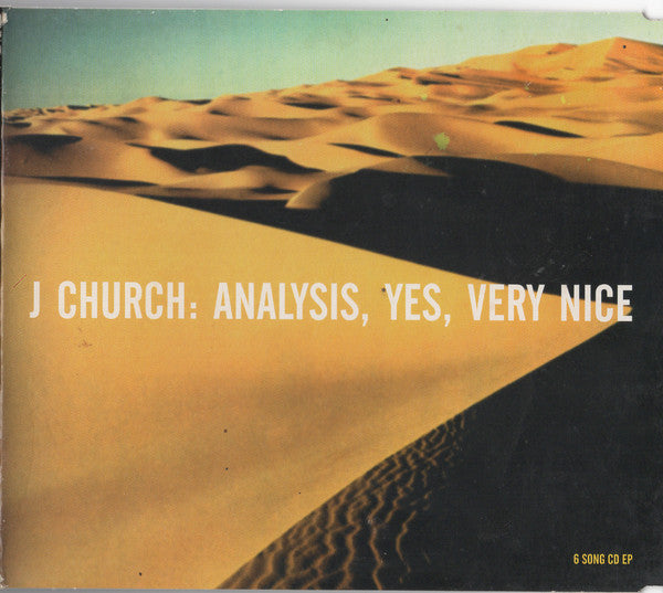 J CHURCH- "Analysis, Yes, Very Nice" CDEP