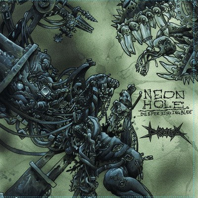 NEON HOLE / DISEKSA - "Deeper Sinking Blade" Split 7" EP