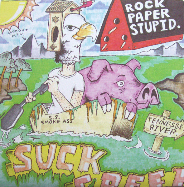 ROCK PAPER STUPID- "Suck Creek" 7"EP