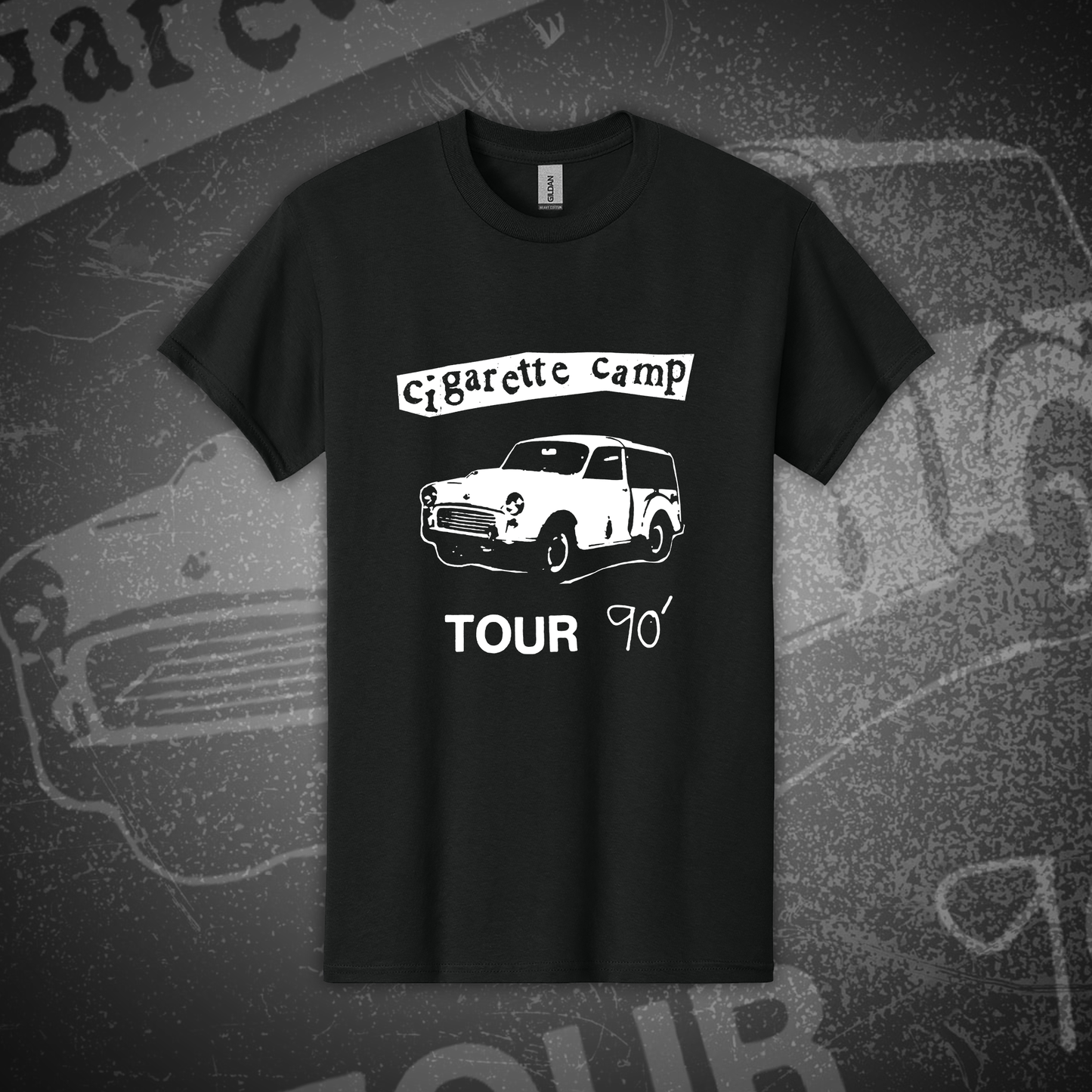 CIGARETTE CAMP- "Cig-Day Tour '90" T-SHIRT Preorder