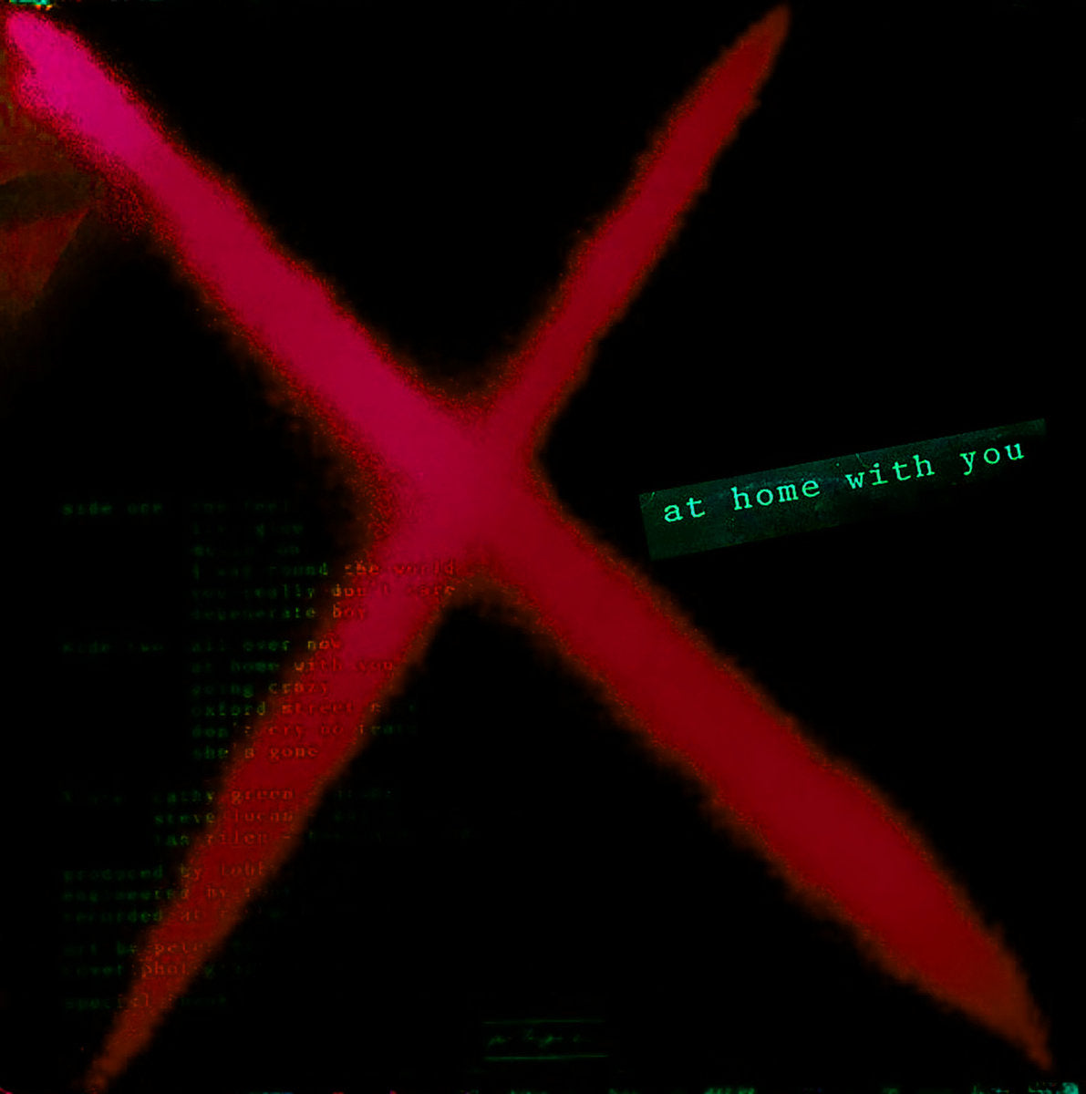 X- "At Home With You" LP