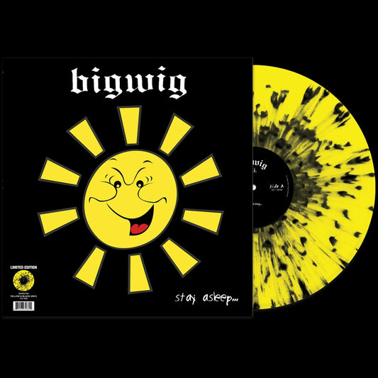 BIGWIG- "Stay Alseep" LP (Yellow & Black Splatter)