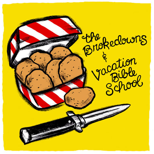 BROKEDOWNS / VACATION BIBLE SCHOOL- Split 7"EP