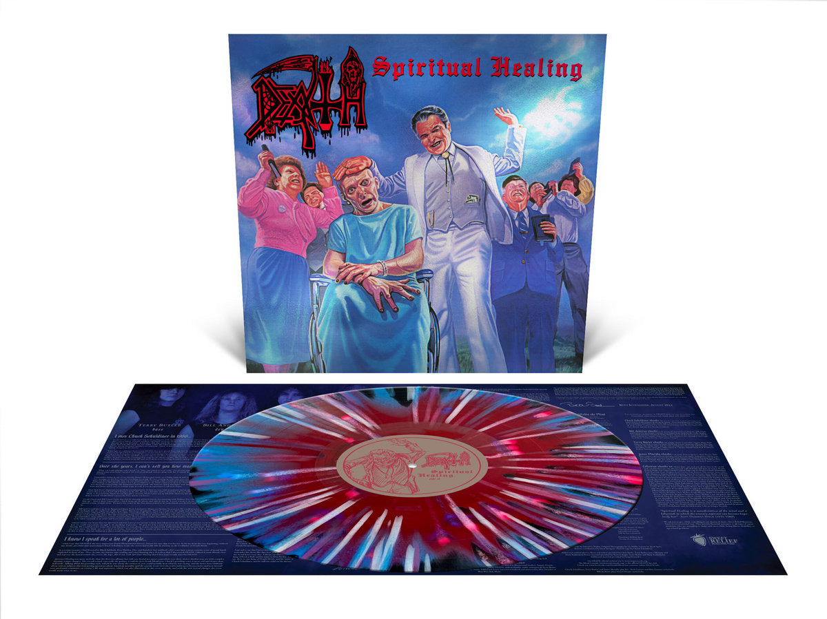 DEATH- "Spiritual Healing" LP (Tri-Color Merge Splatter)