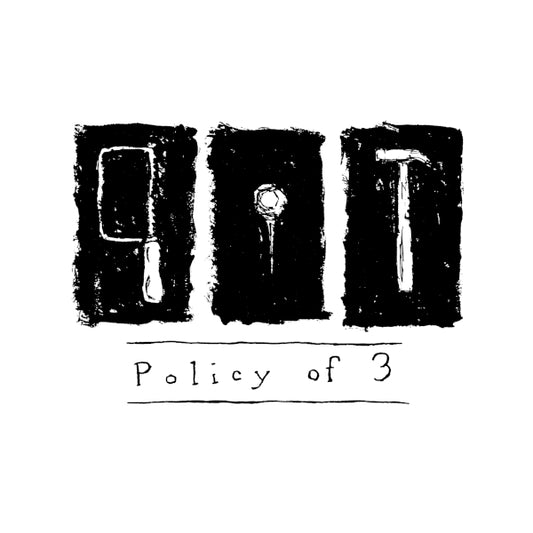 POLICY OF 3- "Discography" 2XLP (Gray)