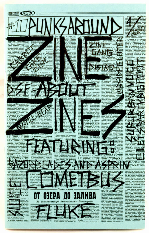 PUNKS AROUND- #10 "Zine About Zines" (Cometbus, Fluke) ZINE