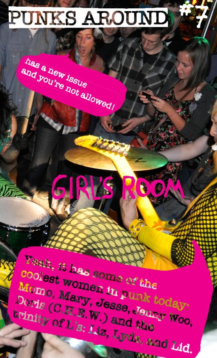 PUNKS AROUND #7- "The Girl's Room" ZINE