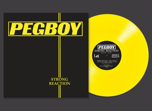 PEGBOY- "Strong Reaction" LP (Yellow)