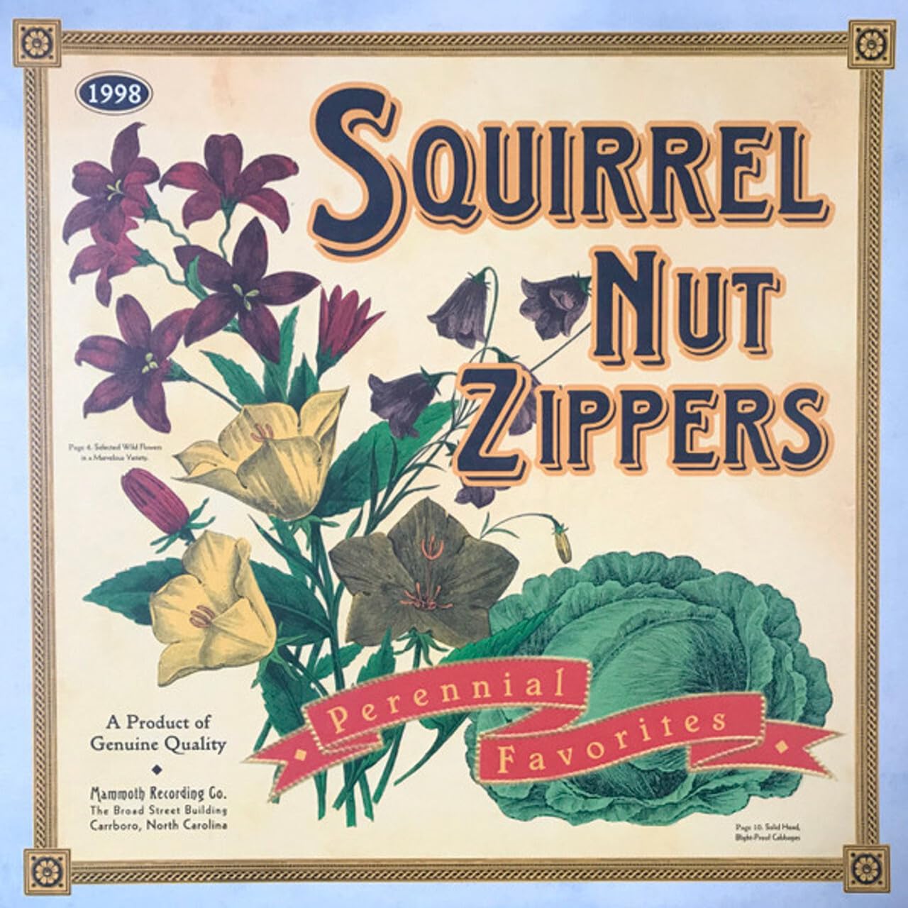 SQUIRREL NUT ZIPPERS- "Perennial Favorites" LP
